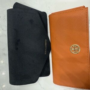 Sunglasses holders Dolce & Gabbana & Tory Burch Wallet